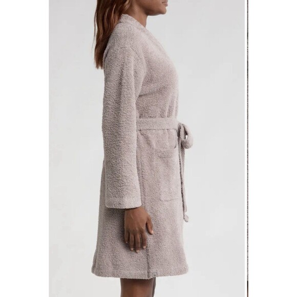 Barefoot Dreams CozyChic Beach Rock Pocket Plush Robe Women’s Size L/XL NWOT - Picture 2 of 10